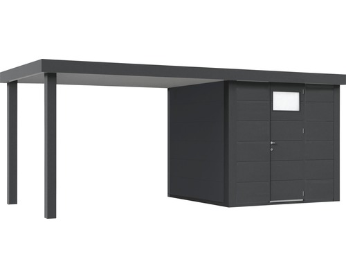 Gerätehaus mit Carport