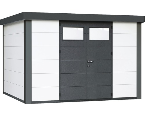 Gartenhaus mit Doppeltür und Fenstern