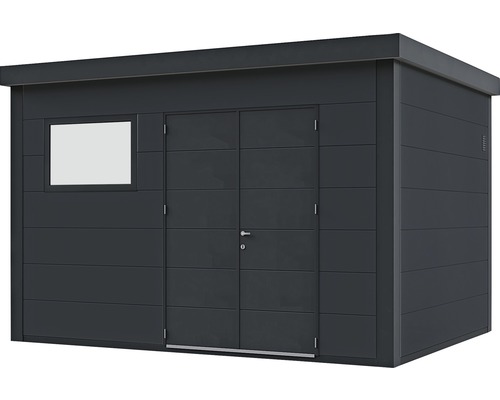 Modernes Gartenhaus mit Fenster und Doppeltür