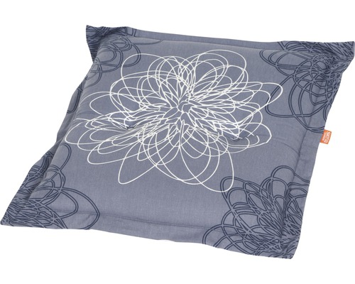 Quadratisches Kissen mit Blumenmuster