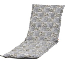 Gepolsterte Liegenauflage mit Muster
