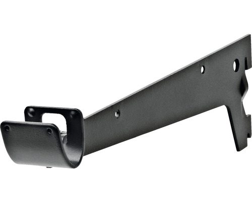 Träger für Kleiderstange 1-reihig 330 mm schwarz