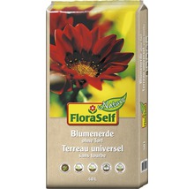 FloraSelf Blumenerde ohne Torf im 40 Liter Sack
