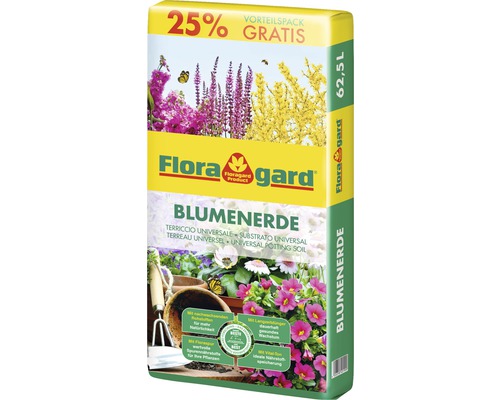 Floragard Blumenerde im 62,5 Liter Sack