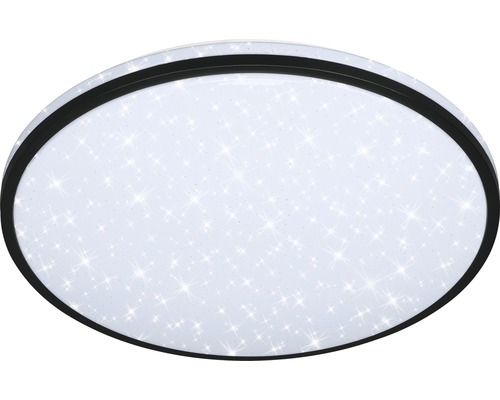 LED Deckenleuchte dimmbar 48W 4400 lm 3000-6500 K HxØ 95x492 mm Skizo weiß/schwarz mit Fernbedienung Sternenhimmel