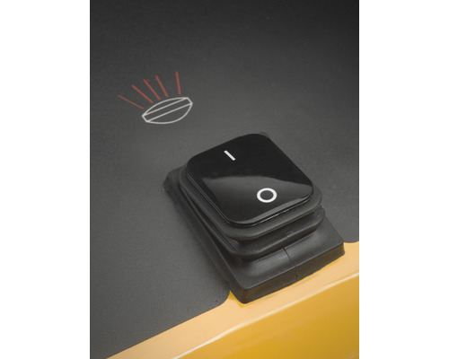 Ein-Aus-Schalter mit Kaffeebohnen-Symbol