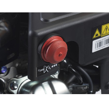 Detailansicht eines Motorprimers für einen Motor