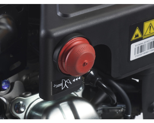 Detailansicht eines Motorprimers für einen Motor