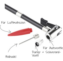 FISCHER Fahrrad Akku-Kompressor, Luftpumpe