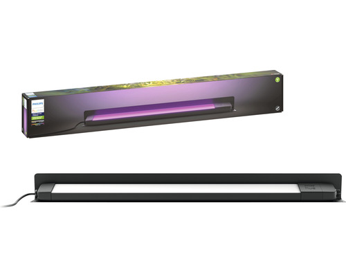 Philips Hue Niedervolt LED Außenleuchte 20W 1400 lm 2000- 6500 K Hue White & Color Ambiance L 795 mm Amarant lineare schwarz