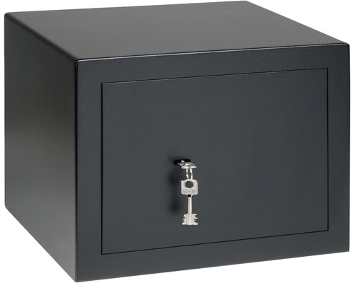 Schwarzer Möbeltresor mit Schlüssel