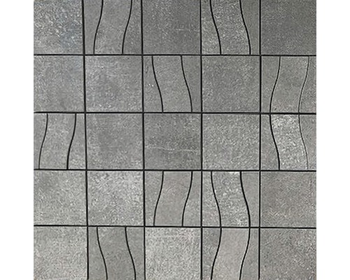 Mosaik Metropolitan dark grey 30 x 30 cm-0