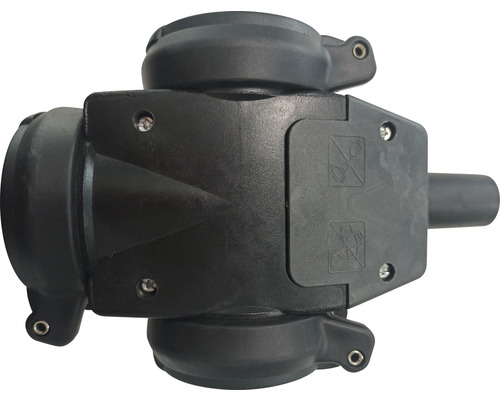 Dreifachverteiler für Regentonnen