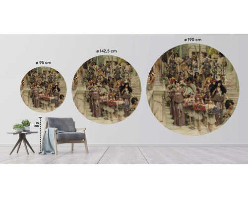 Wandbild mit klassischem Gemälde in drei Größen als Dekorationsidee