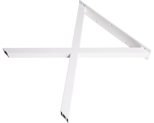 Tischgestell X-Form weiß 710x700 mm 1 Stück