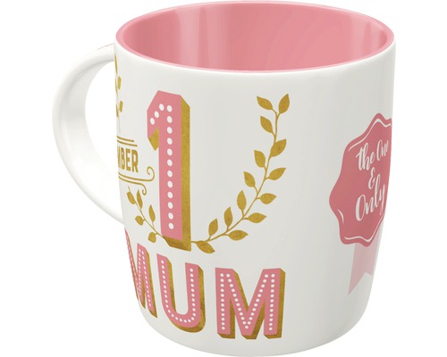 Tasse mit der Aufschrift Nummer 1 Mum