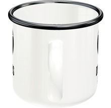 Emailletasse mit Henkel