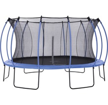 Rundes Gartentrampolin mit Sicherheitsnetz