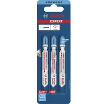Bosch Expert Stichsägeblätter für Edelstahl, T118AHM, 3er-Pack