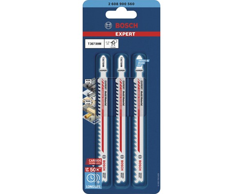 Bosch Expert Stichsägeblatt T367XHM, 3er-Pack