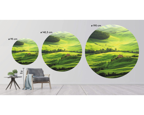 Wandtattoos mit Landschaftsmotiv in drei Größen