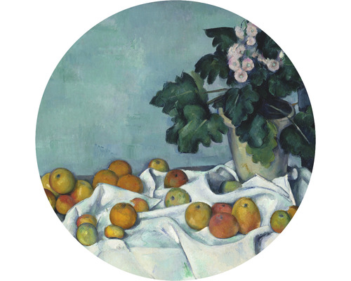 Fototapete Vlies HRBC100030 Paul Cézanne Stillleben Ø 142,5 cm
