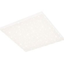 LED Panel dimmbar CCT 38W 3800 lm 3000- 6500 K 59,5x59,5 cm Frameless weiß + Sternenhimmel + Fernbedienung