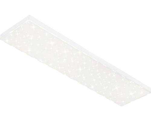 Rechteckige Deckenleuchte mit Sternenmuster