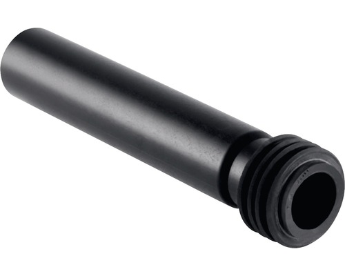GEBERIT Spülrohrverlängerung mit Manschette Ø32 mm x 150 mm 152.489.16.1 zu Urinal Schwarzes Fallrohr aus Kunststoff