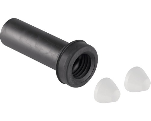 GEBERIT Anschlussstutzen mit Manschette und Deckkappen Ø50 mm 152.608.46.1 zu Urinal Abflussrohr mit Reinigungsstopfen