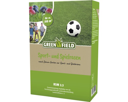 Rasensamen Greenfield Sport- & Spielrasen 2 kg 100 m²