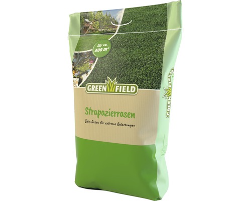 Rasensamen Greenfield Strapazierrasen 10 kg 400 m²