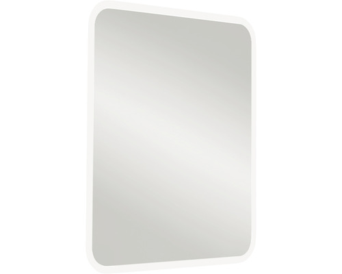 LED Spiegel 60cm mit C-Kanten und Spiegelheizung