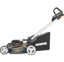 Worx Nitro Akku-Rasenmäher mit Fangkorb