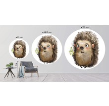 Wandsticker mit Igel-Motiv in drei Größen