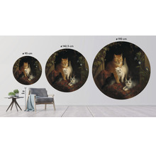 Fototapete Vlies HRBC200045 Henriette Ronner-Knip Katzen Ø 190 cm