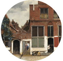 Fototapete Vlies HRBC200027 Jan Vermeers Straße in Delft Ø 190 cm