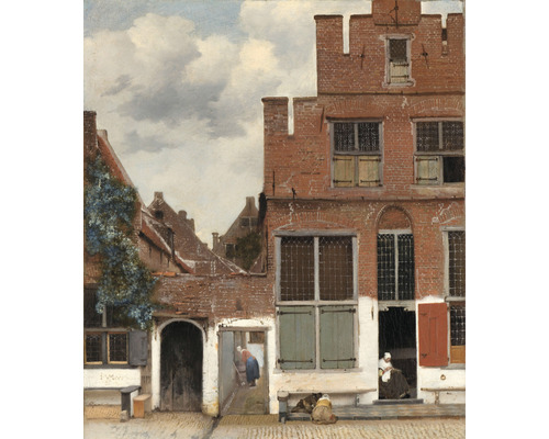 Fototapete Vlies HRBP300027 Jan Vermeers Straße in Delft 5-tlg. 243 x 280 cm