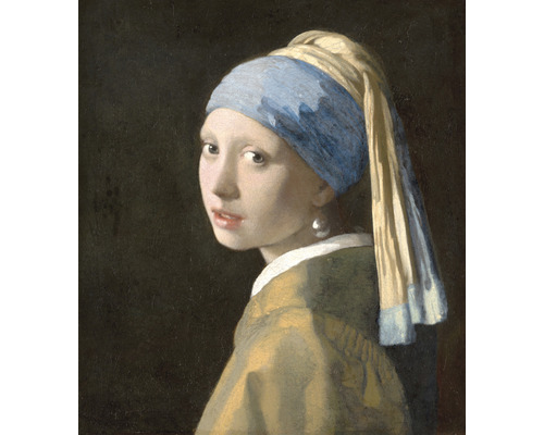 Fototapete Vlies HRBP300041 Jan Vermeers Das Mädchen mit den Perlenohringen 5-tlg. 243 x 280 cm