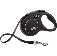 Hundeleine flexi New Classic Gurt Gr. S 5 m schwarz