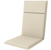 Stuhlauflage Gartenauflage Auflage 119 x 48 x 3,5 cm creme geeignet für den Außenbereich