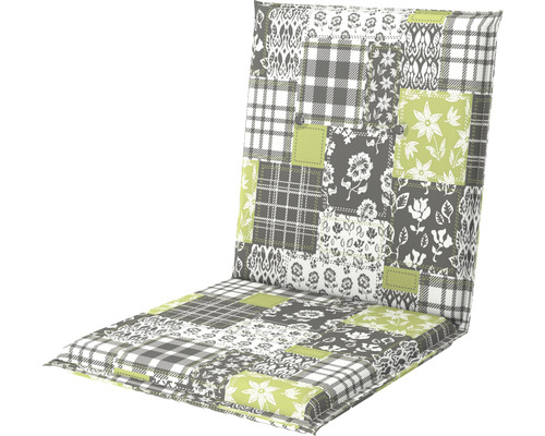 Gartenstuhlauflage mit Patchworkmuster