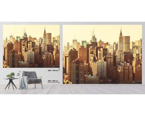 Fototapete mit Stadtansicht von New York