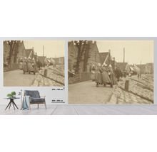 Fototapete Vlies HRBP100069 Niederländische Tracht 1 7-tlg. 340 x 254 cm