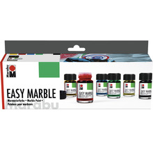 Marabu Easy Marble Starter-Set 6x 15 ml-thumb-0