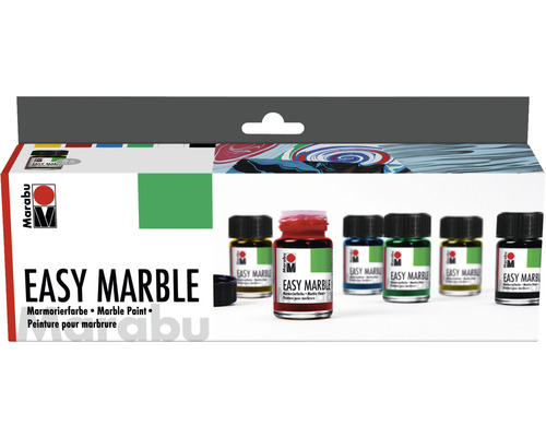 Marabu Easy Marble Starter-Set 6x 15 ml