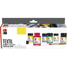 Marabu Textilfarbe Starter Set 6x 15 ml