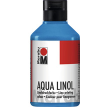 Flasche Aqua Linoldruckfarbe