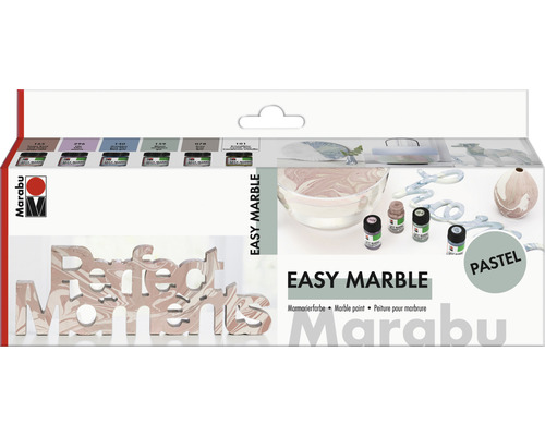 Marabu easy Marble Set pastel 6x 15 ml-0