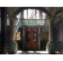 Fototapete Vlies HRBP100056 Altes Krankenhaus 2 7-tlg. 340 x 254 cm